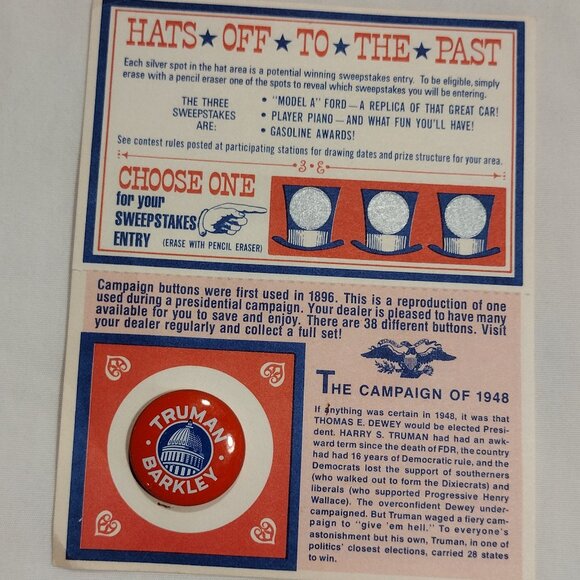 Hats Off To The Past - The Campaign of 1948 - Picture 1 of 5